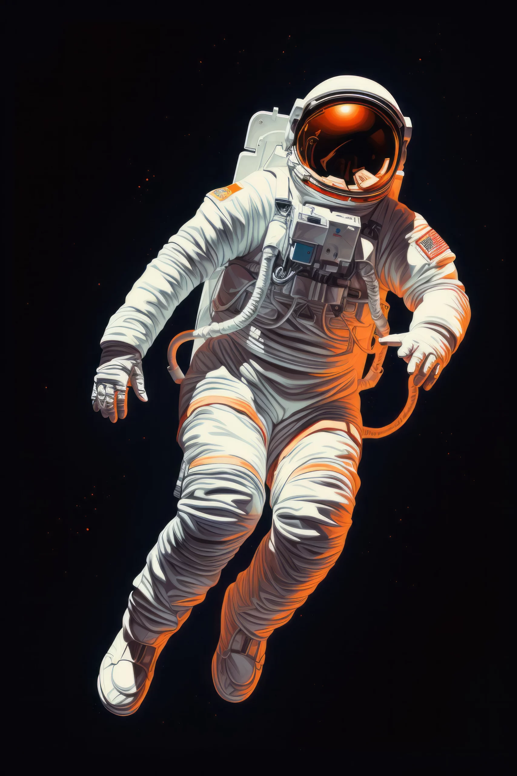3d-rendring-astronaut